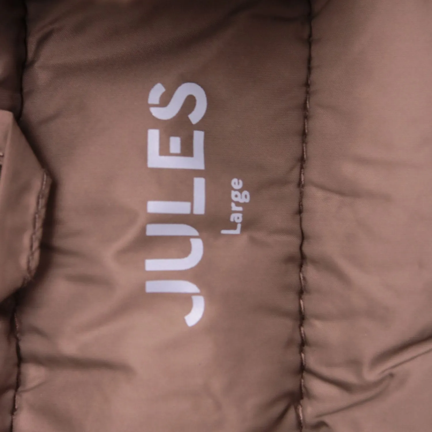 Коричневый жилет QUIES на молнии, размер 54 (XL)